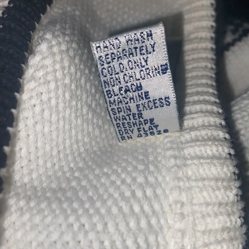 Cambridge Spirit 💯 Cotton Knit Women Top Size M - Picture 9 of 9